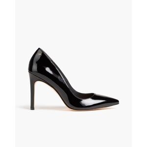 NEW! Stuart Weitzman Black Leather Stilleto Pumps- 7.5